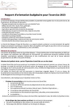 Rapport d'orientation budgétaire pour l'exercice 2023