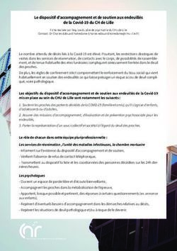 Le dispositif d'accompagnement et de soutien aux endeuillés de la Covid-19 du CH de Lille - CN2R