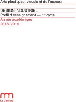 DESIGN INDUSTRIEL Année académique 2018 2019 - Profil d'enseignement - 1er cycle - La-Cambre