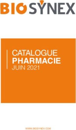 CATALOGUE PHARMACIE JUIN 2021 - DBN pharma
