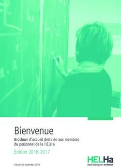 Bienvenue Édition 2016-2017 - Brochure d'accueil destinée aux membres du personnel de la HELHa