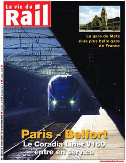 Paris - Belfort Le Coradia Liner V160 entre en service - La gare de Metz élue plus belle gare de France - AFITV