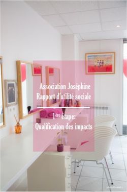 Association Joséphine Rapport d'utilité sociale Qualification des impacts - 1ère étape: Avise.org