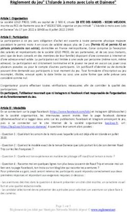 Règlement du jeu" L'Islande à moto avec Lolo et Dainese"