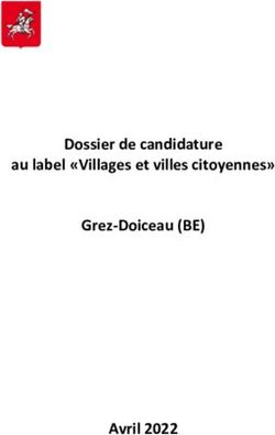 Dossier De Candidature Au Label "Villages Et Villes Citoyennes" Grez ...