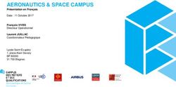 AERONAUTICS & SPACE CAMPUS - Pr&eacute;sentation en Fran&ccedil;ais Fran&ccedil;ois VIVES Directeur Op&eacute;rationnel - 11 Octobre 2017 ...