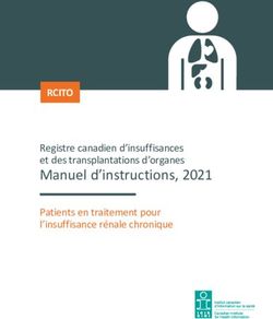 Manuel d'instructions, 2021 - Registre canadien d'insuffisances et des transplantations d'organes - CIHI