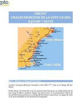 CIRCUIT VISAGES MURCIENS DE LA COTE CALIDA 8 JOURS 7 NUITS