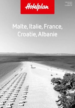 Malte, Italie, France, Croatie, Albanie - Liste de prix de mars à octobre 20