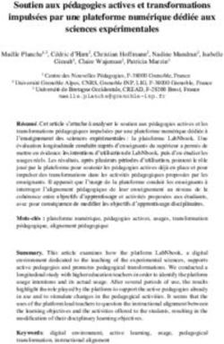 Soutien aux p&eacute;dagogies actives et transformations impuls&eacute;es par une plateforme num&eacute;rique d&eacute;di&eacute;e aux sciences exp&eacute;rimentales