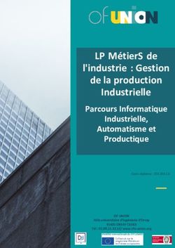 LP MétierS de l'industrie : Gestion de la production Industrielle - Parcours Informatique Industrielle, Automatisme et Productique