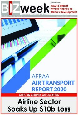 Airline Sector Soaks Up $10b Loss - AFRICAN AIRLINES ASSOCIATION - How to Attract Private Finance to Africa's Development - Bizweek