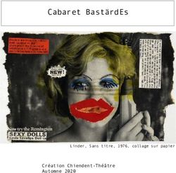 CABARET BAST&Auml;RDES - CR&Eacute;ATION CHIENDENT-TH&Eacute;&Acirc;TRE AUTOMNE 2020