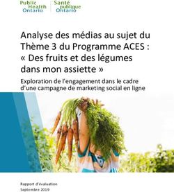 Analyse des médias au sujet du Thème 3 du Programme ACES : " Des fruits et des légumes dans mon assiette " - Exploration de l'engagement dans le ...