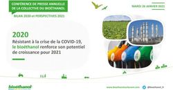 2020 Résistant à la crise de la COVID-19, le bioéthanol renforce son potentiel de croissance pour 2021