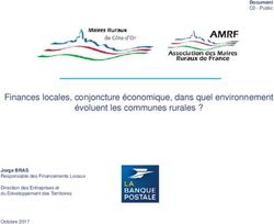 Finances locales, conjoncture économique, dans quel environnement évoluent les communes rurales ? - Document C0 - Public - Echo des Communes