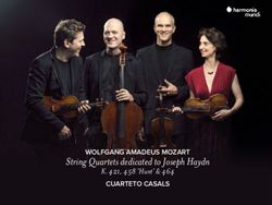 String Quartets dedicated to Joseph Haydn - K. 421, 458 'Hunt' & 464 WOLFGANG AMADEUS MOZART - eClassical