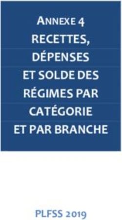 RECETTES, DÉPENSES ANNEXE 4 - ET SOLDE DES RÉGIMES PAR CATÉGORIE ET PAR BRANCHE - Sécurité sociale