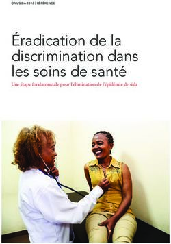 &Eacute;radication de la discrimination dans les soins de sant&eacute; - Une &eacute;tape fondamentale pour l'&eacute;limination de l'&eacute;pid&eacute;mie de sida