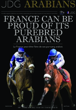 FRANCE CAN BE PROUD OF ITS PUREBRED ARABIANS - La France peut-être fière de ses pur-sang arabes