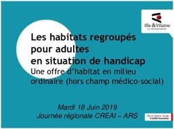Les habitats regroupés pour adultes en situation de handicap - Une offre d'habitat en milieu ordinaire (hors champ médico-social) - CREAI Bretagne