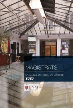 Magistrats 2020 catalogue de formation continue - Justice.fr