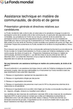 Assistance technique en matière de communautés, de droits et de genre