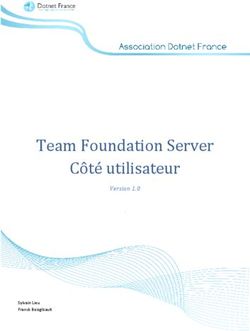 Team Foundation Server Côté utilisateur - Version 1.0