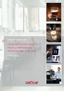 VOTRE PARTENAIRE MONDIAL POUR LA PRÉPARATION PROFESSIONNELLE DE CAFÉ - Cafina SA Machines à café
