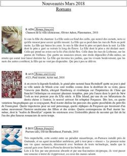 Nouveautés Mars 2018 Romans - Médiathèque de Villars les Dombes