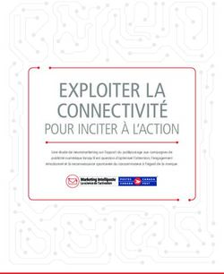 EXPLOITER LA CONNECTIVITÉ - POUR INCITER À L'ACTION - Canada Post