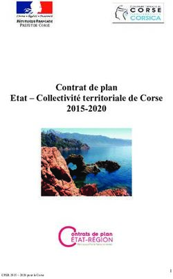 Contrat de plan Etat - Collectivité territoriale de Corse 2015-2020