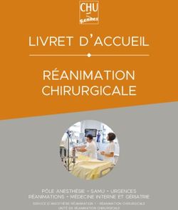 Réanimation chirurgicale - pôle anesthésie - samu - urgences réanimations - médecine interne et gériatrie - Novembre 2019