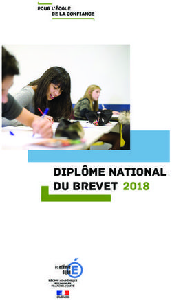 DIPLÔME NATIONAL DU BREVET 2018 - MINISTÈRE ...