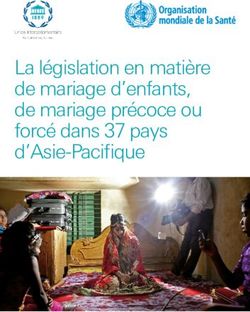 La législation en matière de mariage d'enfants, de mariage précoce ou forcé dans 37 pays d'Asie-Pacifique
