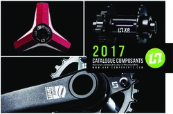 CATALOGUE Composants Nouveaux composants pour le MountainBike - hxr-components