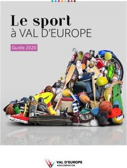 Le sport &agrave; VAL D'EUROPE - Guide 2020 - Mairie de Montry