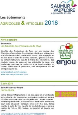 AGRICOLES & VITICOLES 2018 - Les &eacute;v&eacute;nements Avril &agrave; octobre Saumurois - Saumur ...