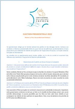 ELECTION PRESIDENTIELLE 2022 - Comit&eacute; National des ...