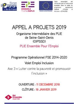 APPEL A PROJETS 2019 - Est Ensemble