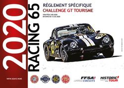 RÉGLEMENT SPÉCIFIQUE CHALLENGE GT TOURISME - WWW.ASAVE.PARIS - HVM Racing