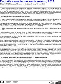 Enqu&ecirc;te canadienne sur le revenu, 2019 - Statistique Canada