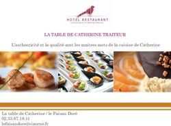 LA TABLE DE CATHERINE TRAITEUR - L'authenticit&eacute; et la qualit&eacute; sont les maitres mots de la cuisine de Catherine - La table de Catherine / le Faisan ...