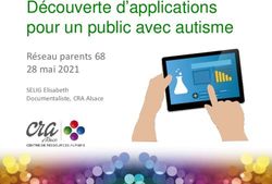 Découverte d'applications pour un public avec autisme - Réseau parents 68 28 mai 2021 - CRA ...