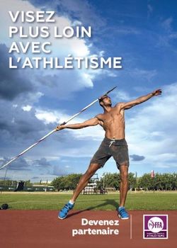 VISEZ PLUS LOIN AVEC L'ATHLÉTISME - Devenez partenaire