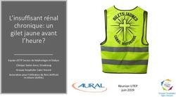 L'insuffisant rénal chronique: un gilet jaune avant l'heure? - Unité transversale d'éducation ...