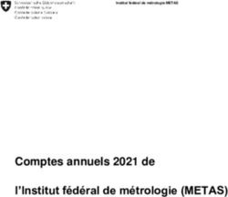 Comptes annuels 2021 de l'Institut f&eacute;d&eacute;ral de m&eacute;trologie (METAS)