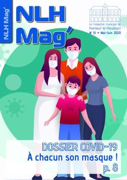 NLHNLH Mag'Mag' - DOSSIER COVID-19 - Mairie de ...