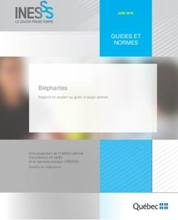 GUIDES ET NORMES Blépharites - inesss