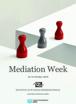 Mediation Week 14-19 oktober 2019 - EEN INITIATIEF VAN DE FEDERALE BEMIDDELINGSCOMMISSIE